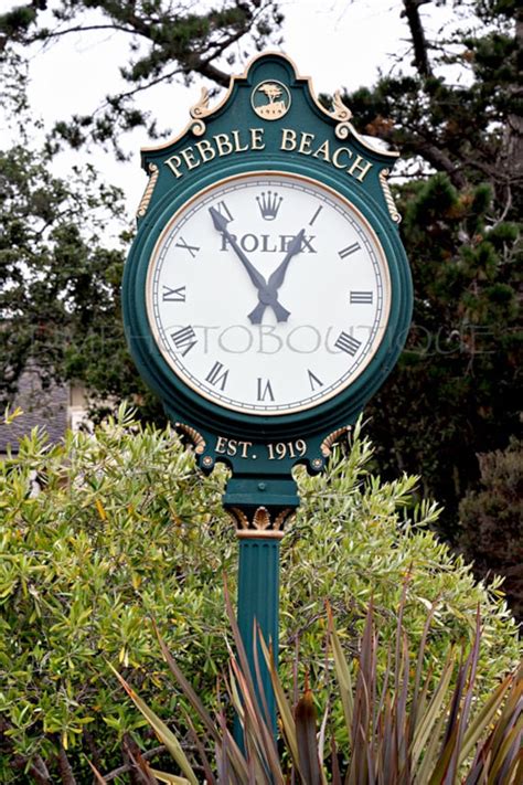 rolex golf course clock cost|rolex pole clock for sale.